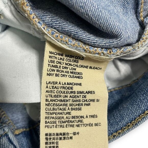 We the Free People Fringe Hem Jeans Distressed Skinny - Picture 10 of 11